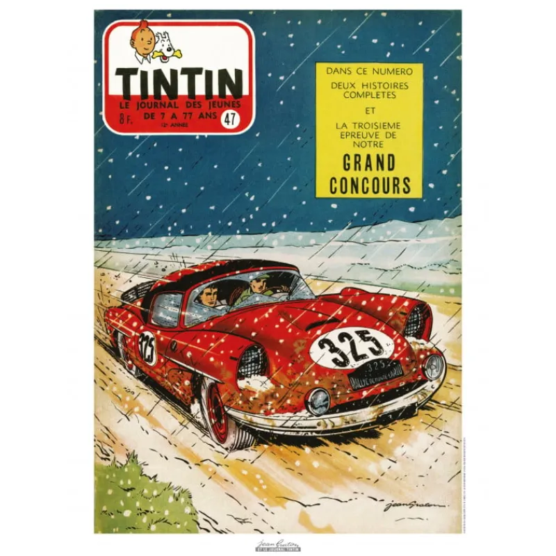 Jean Graton*Tintin Boutique Affiche Jean Graton-Bon sang ne peut mentir