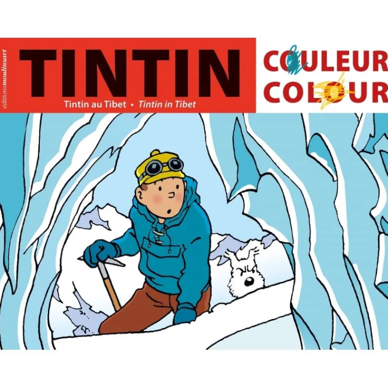 Idées Cadeaux | Coloriages*Tintin Boutique Album à colorier - Tintin au Tibet (2025)