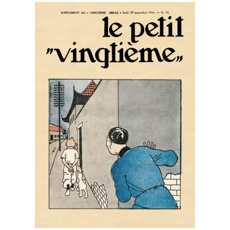 Cartes Postales*Tintin Boutique Carte postale Petit Vingtième n°39 - Le Lotus bleu