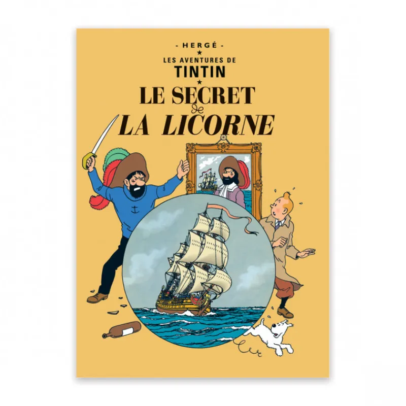 Cartes Postales*Tintin Boutique Carte Postale-Le Secret de La Licorne