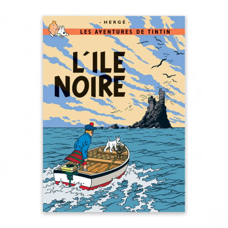 Cartes Postales*Tintin Boutique Carte Postale-L'Île Noire
