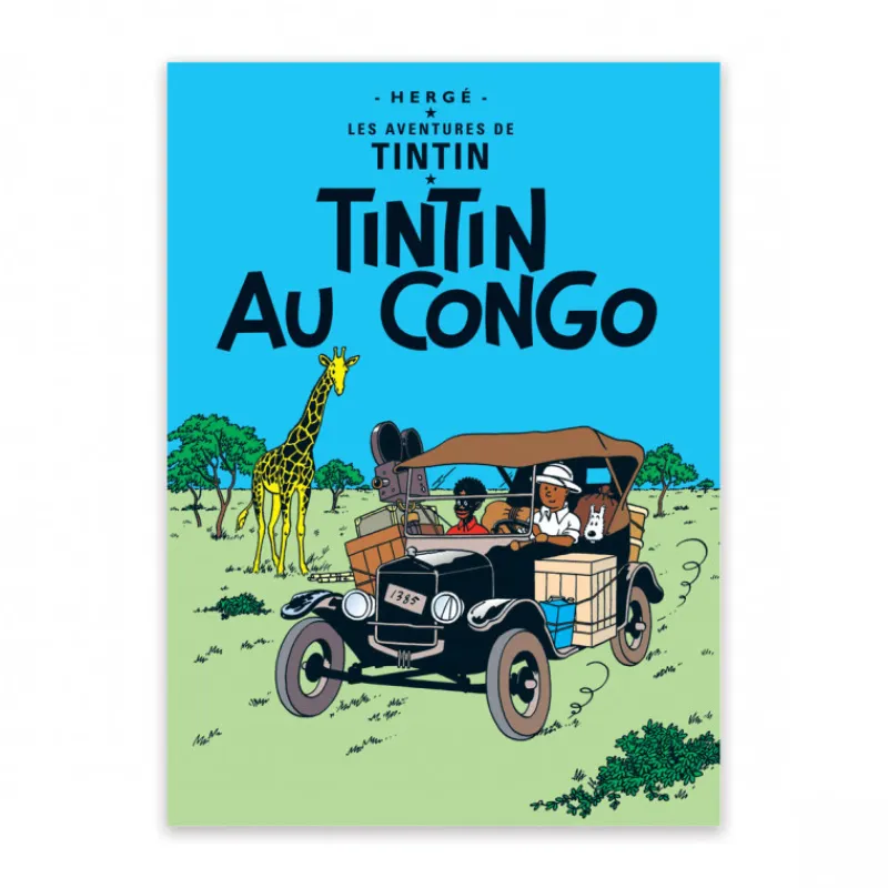 Cartes Postales*Tintin Boutique Carte Postale-Tintin au Congo