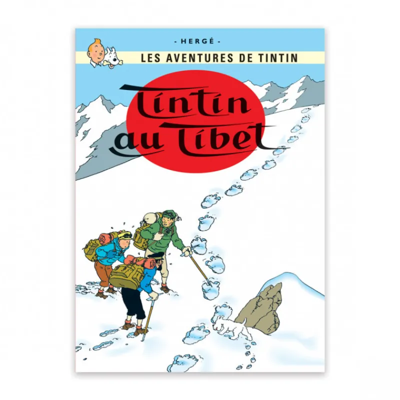 Cartes Postales*Tintin Boutique Carte Postale-Tintin au Tibet