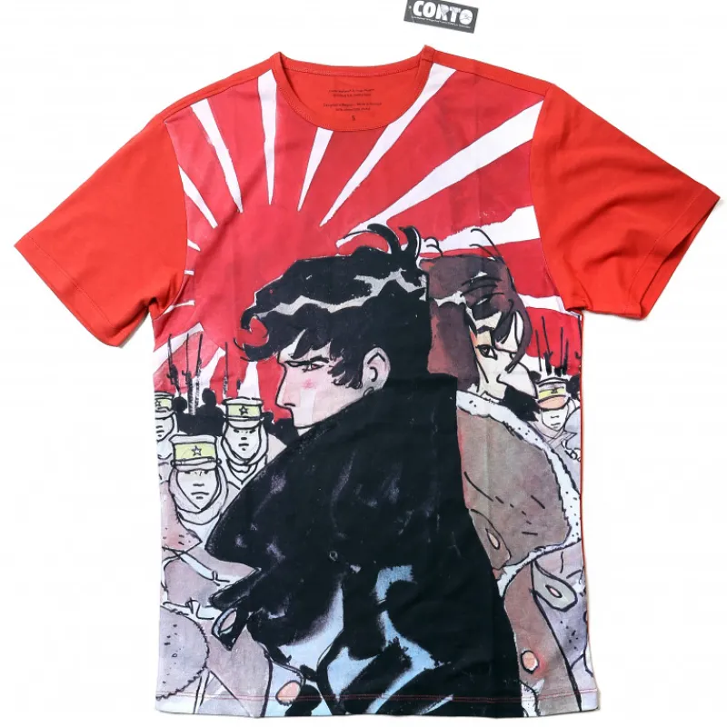 Corto Maltese*Tintin Boutique Corto Maltese T-shirt La jeunesse de Corto Rougechiné