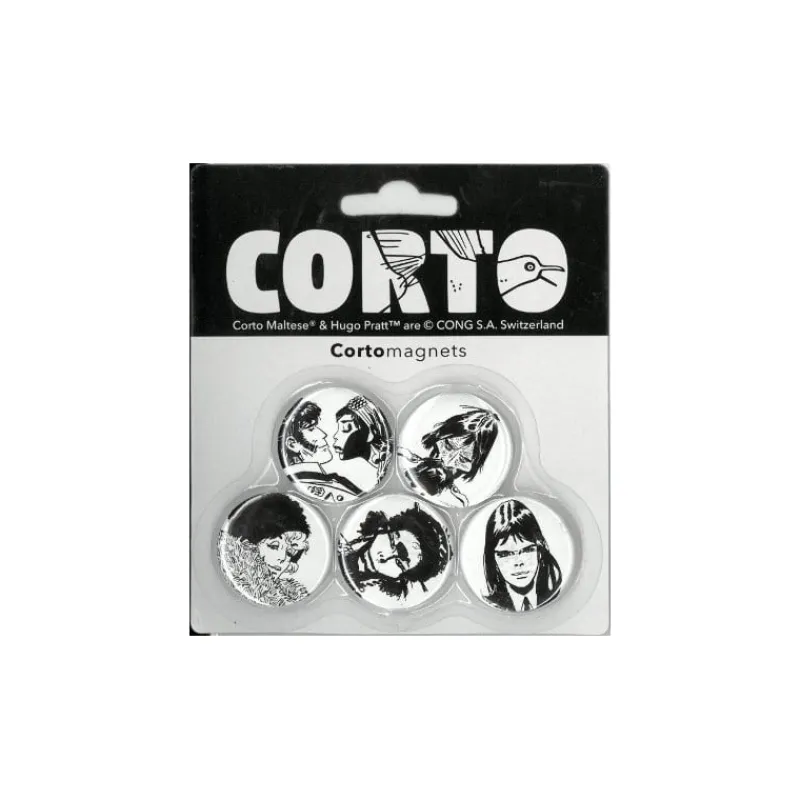 Corto Maltese*Tintin Boutique Corto Maltese-Pack Magnets Morgana