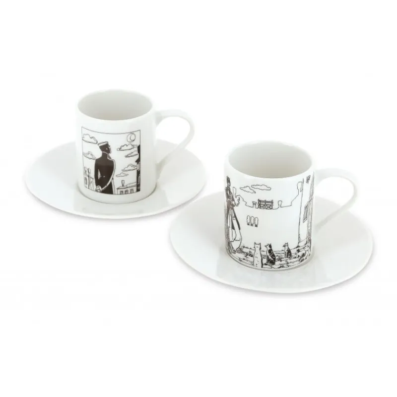 Corto Maltese*Tintin Boutique Corto Maltese-Set 2 Tasses Espresso Fable de Venise