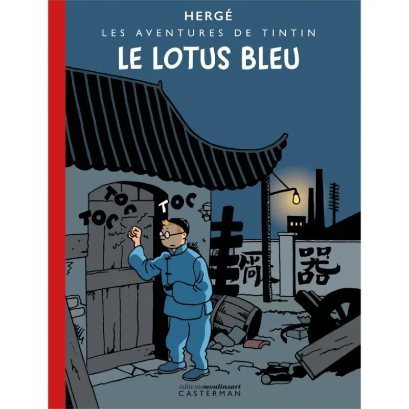Idées Cadeaux | Albums Noir Et Blancs-colorisés*Tintin Boutique Le Lotus bleu - album colorisé