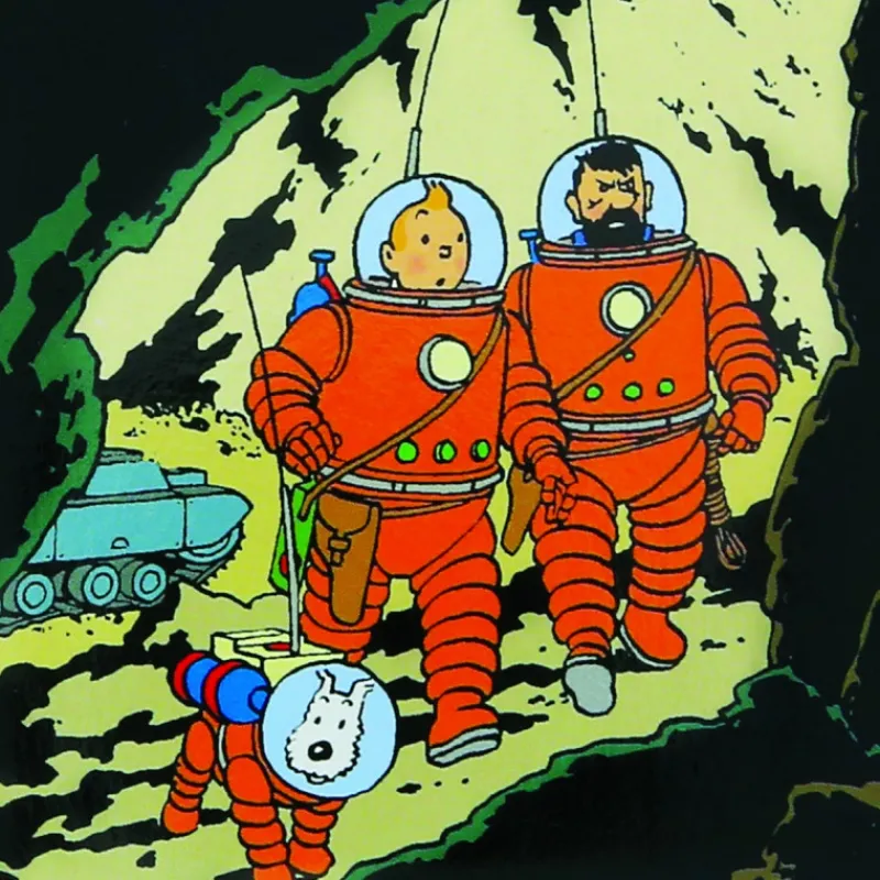 Magnets*Tintin Boutique Magnet-Tintin, Haddock et Milou