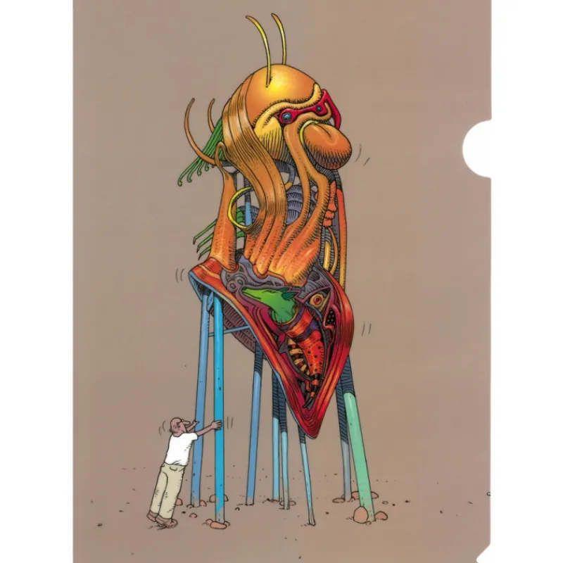 Mœbius*Tintin Boutique Mœbius-Chemise plastique A4 Autoportrait
