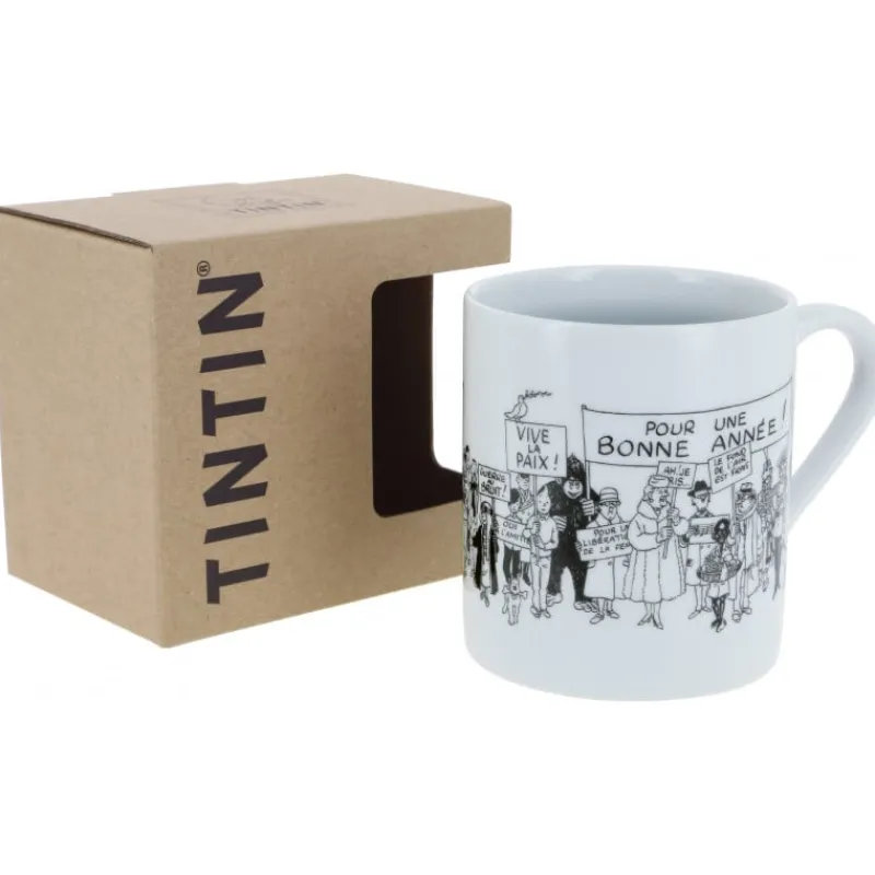 Idées Cadeaux | Art De La Table*Tintin Boutique Mug-Carte De Voeux Hergé 1972