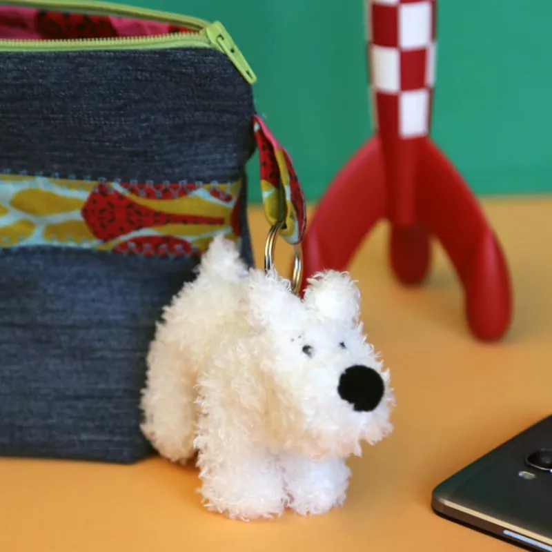 Peluches | Porte-clés*Tintin Boutique Porte-clés Milou peluche 8cm