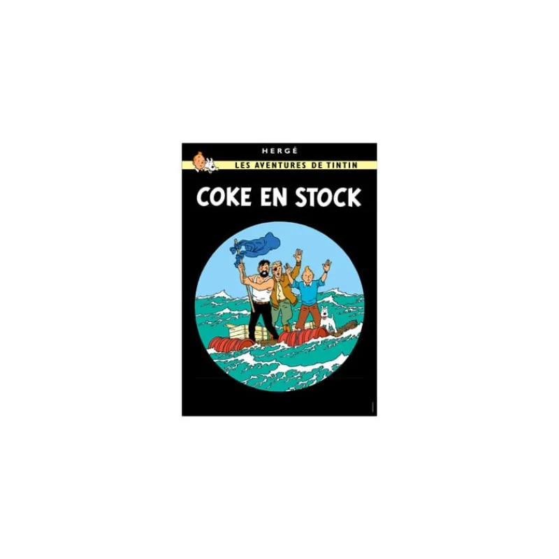 Affiches*Tintin Boutique Poster-Coke en stock