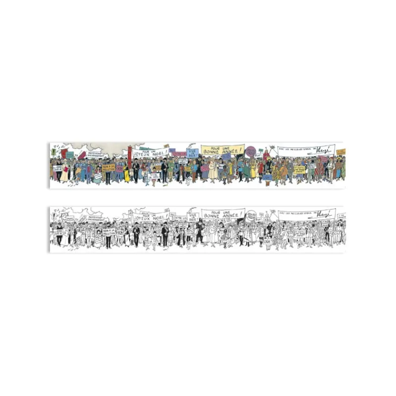 posterfrise_quotcarte_de_voeux_quot_4.webp Affiches*Tintin Boutique Poster-Frise "Carte de Voeux 1972"