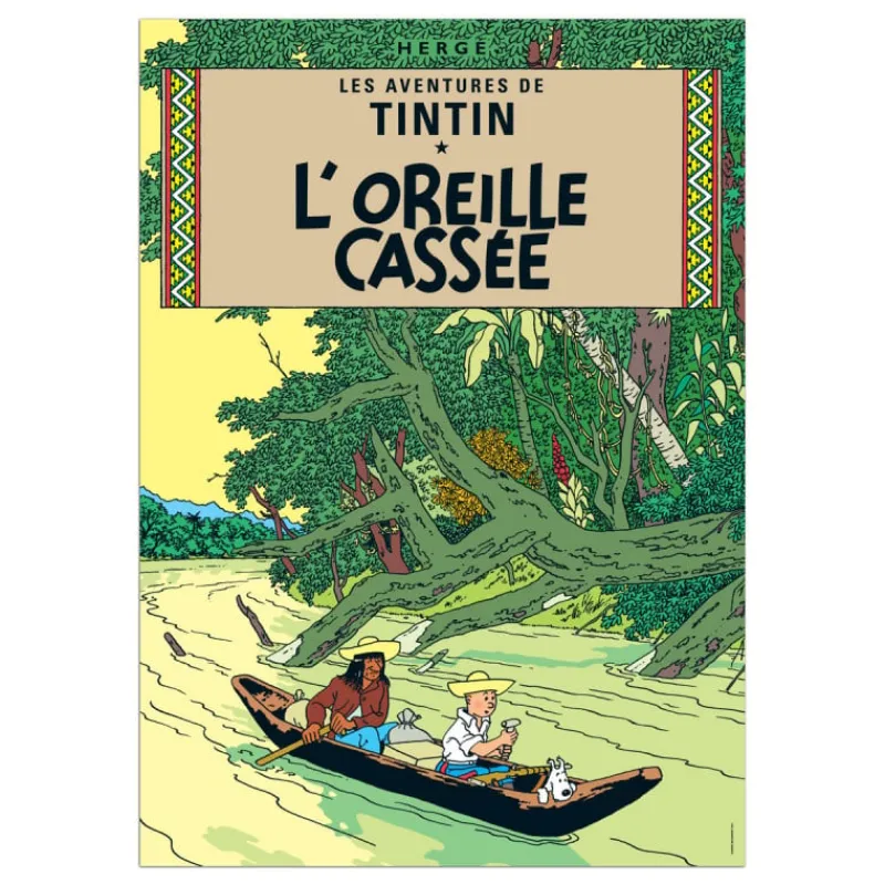 Affiches*Tintin Boutique Poster-L'Oreille cassée