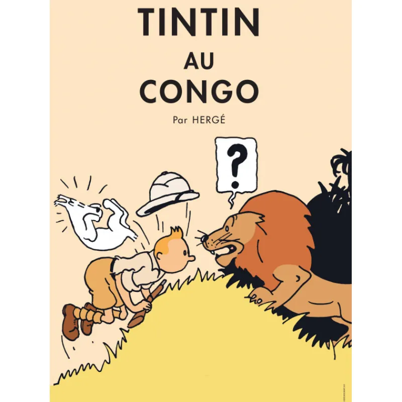 Affiches*Tintin Boutique Poster-Tintin au Congo