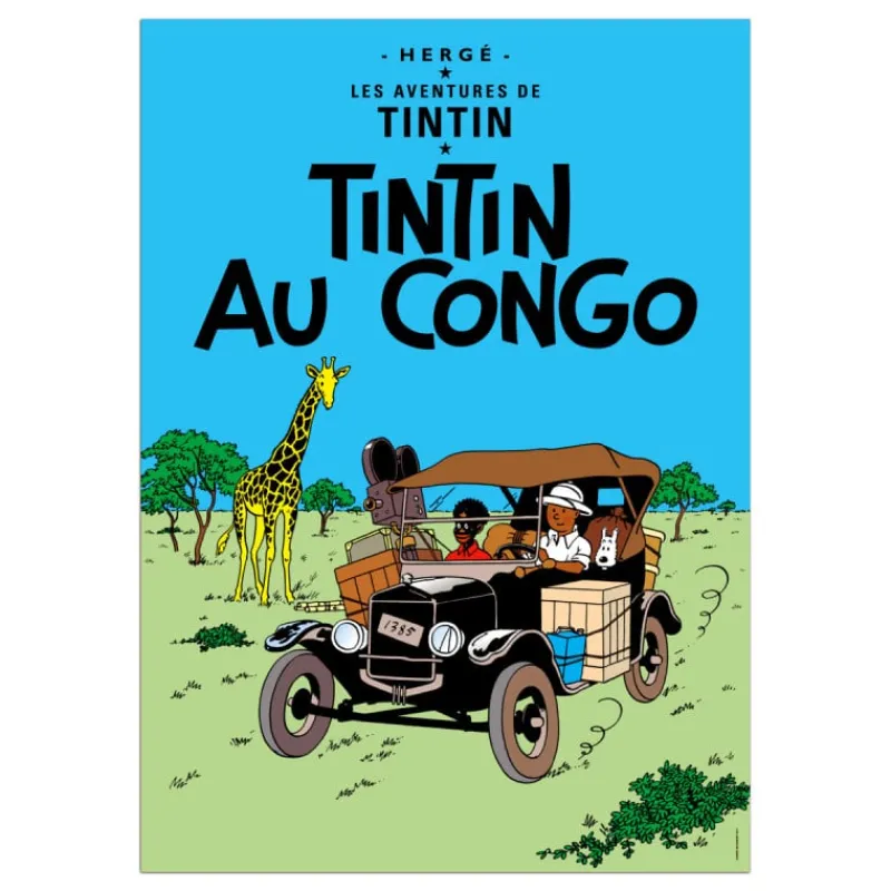 Affiches*Tintin Boutique Poster-Tintin au Congo