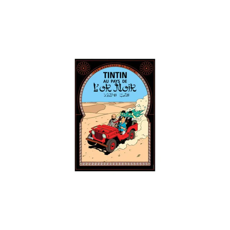 Affiches*Tintin Boutique Poster-Tintin au pays de l'or noir