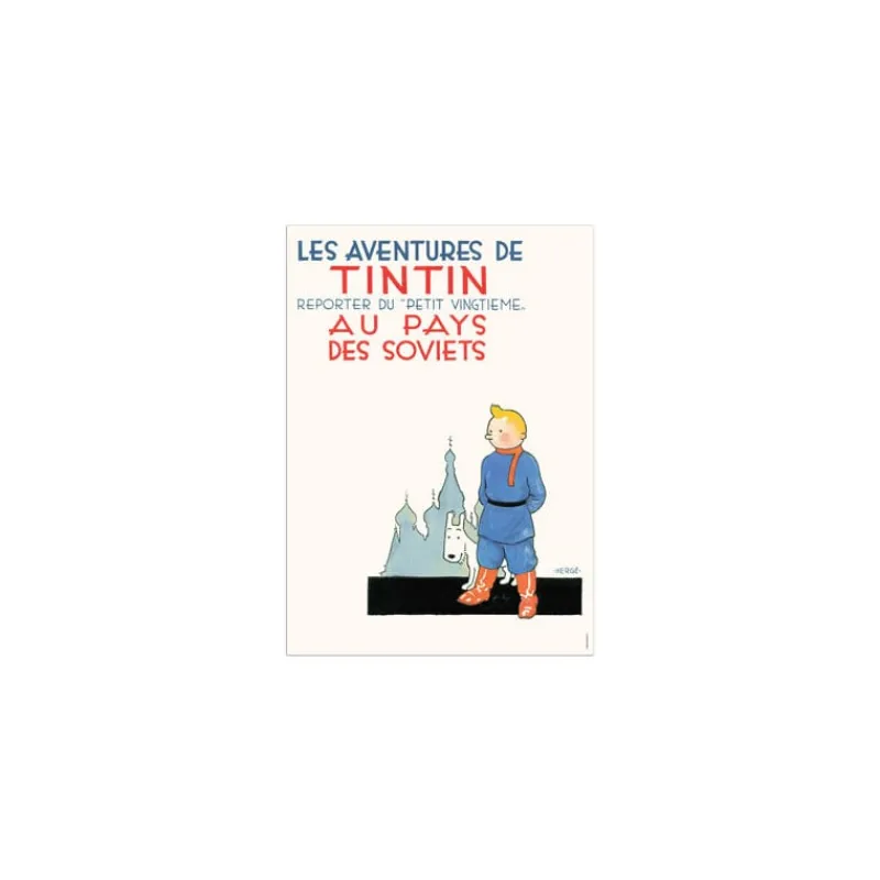 Affiches*Tintin Boutique Poster-Tintin au pays des Soviets