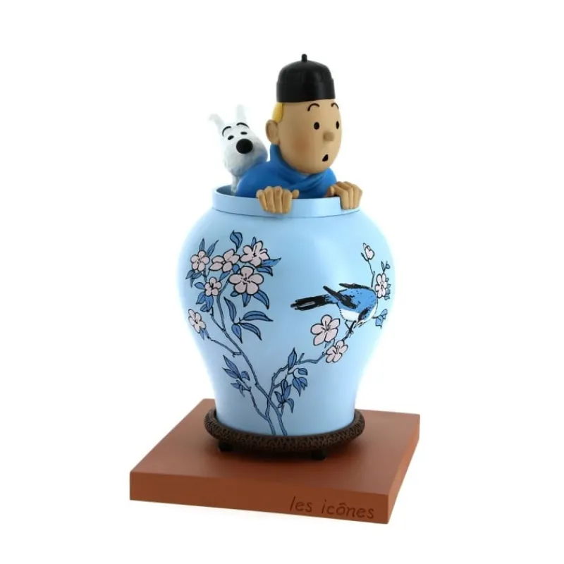Pièces D'exception*Tintin Boutique Potiche Lotus bleu