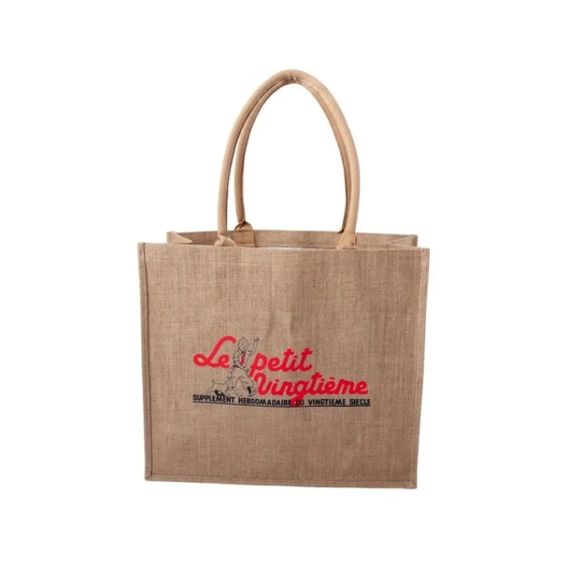 Idées Cadeaux | Sacs*Tintin Boutique Sac en jute – Petit Vingtième Rouge