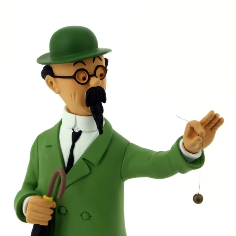 statuette_tournesol_pendule_3.webp Pièces D'exception*Tintin Boutique Statuette Tournesol pendule