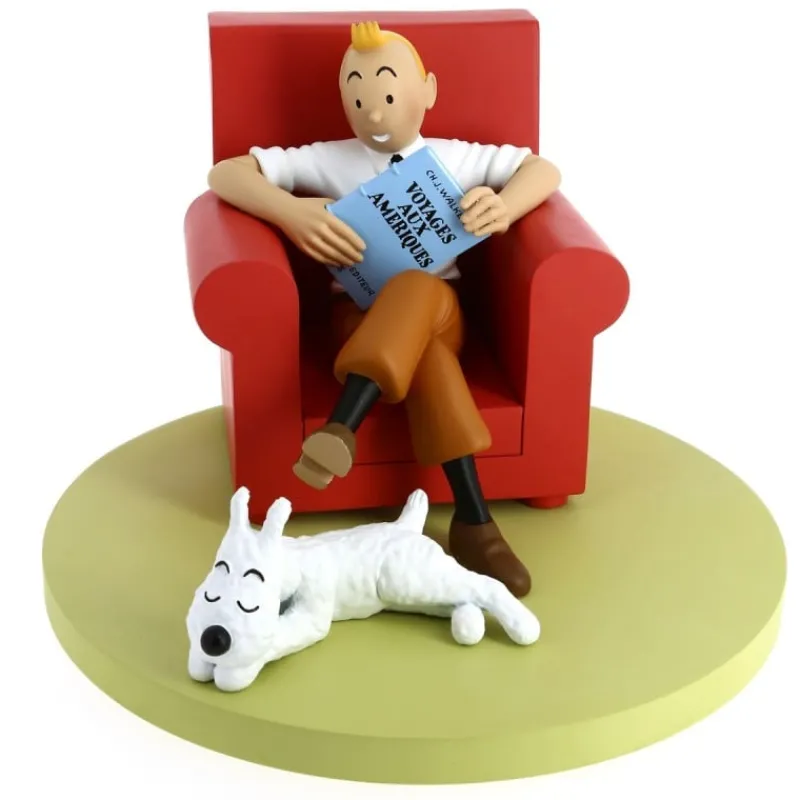 tintin_fauteuil_rouge_2.webp Idées Cadeaux | Pièces D'exception*Tintin Boutique Tintin fauteuil rouge