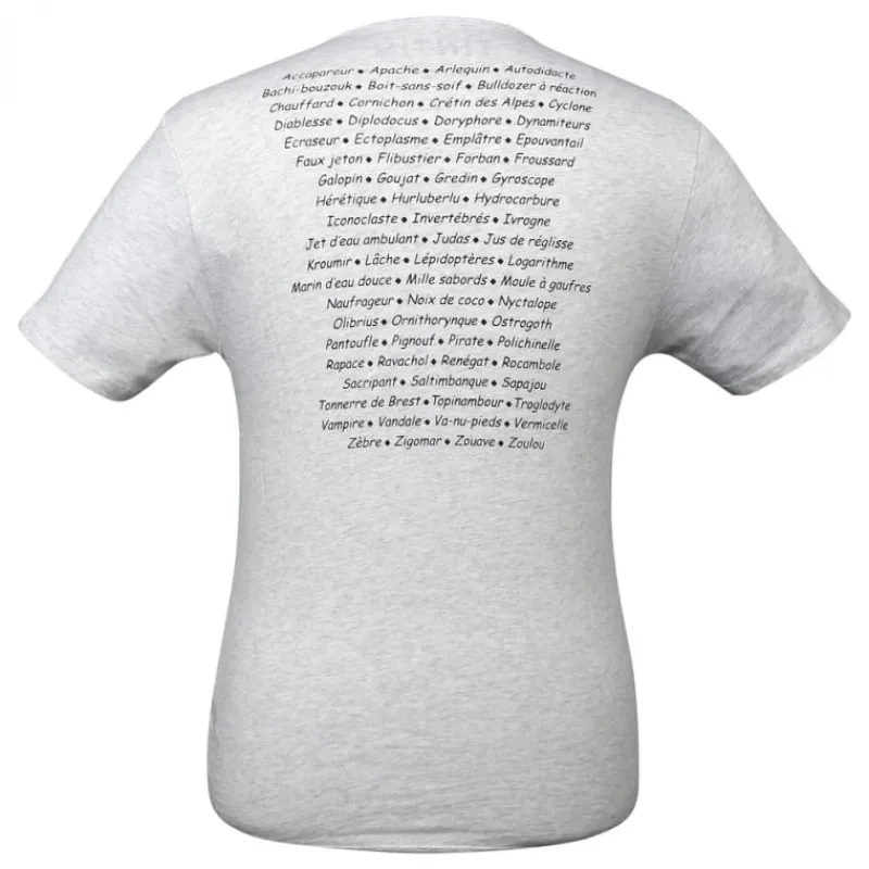 T-shirts*Tintin Boutique T-shirt Haddock "Jurons" grisclair