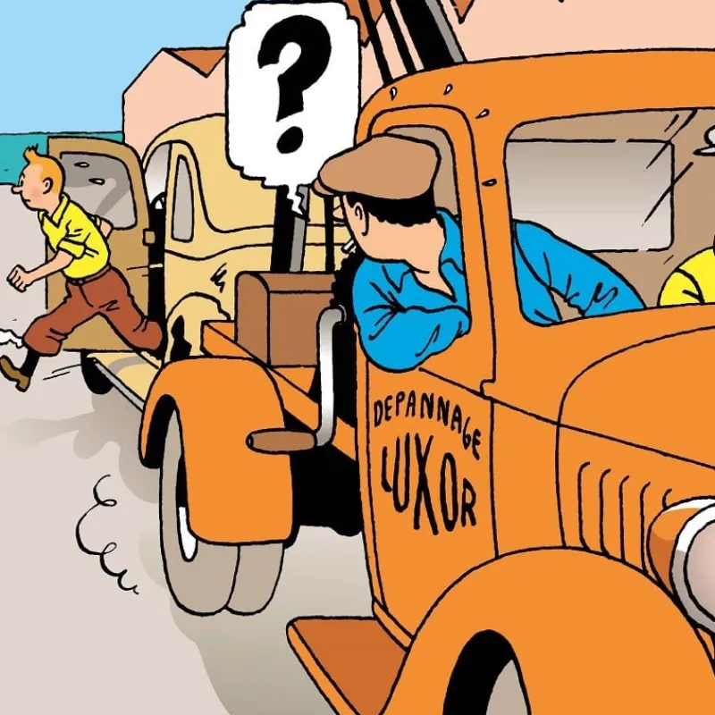Voitures*Tintin Boutique Voiture Tintin N°60 - La Dépanneuse Ford Luxor