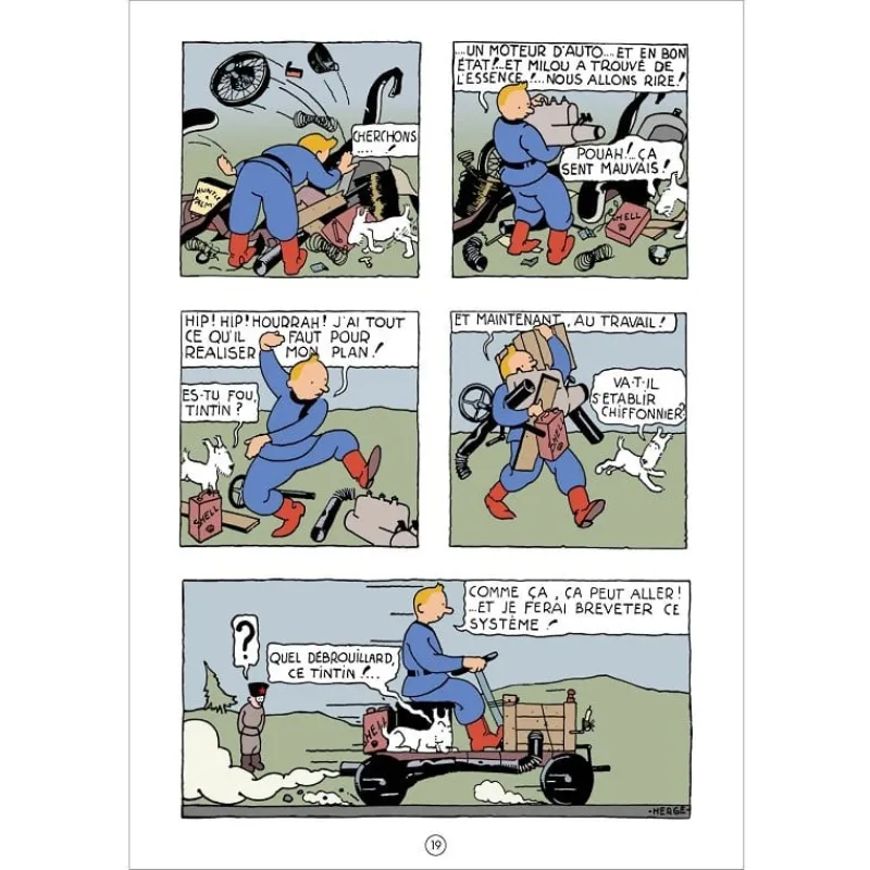 voiture_tintin_n__la_draisine__moteur_5.webp Idées Cadeaux | Voitures*Tintin Boutique Voiture Tintin N°59 - La Draisine à moteur