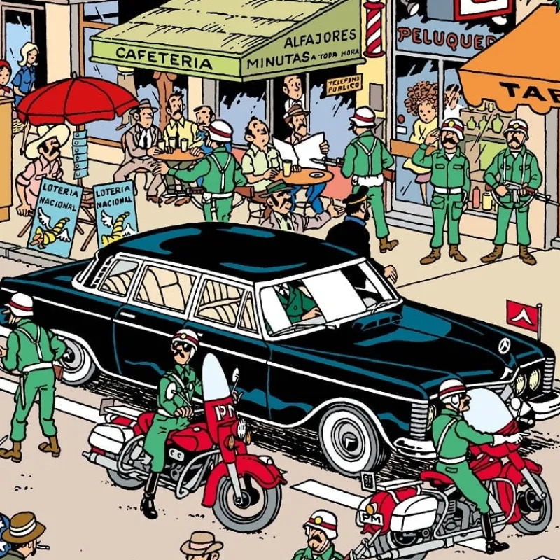Voitures*Tintin Boutique Voiture Tintin N°64 - La limousine Mercedes 600 officielle