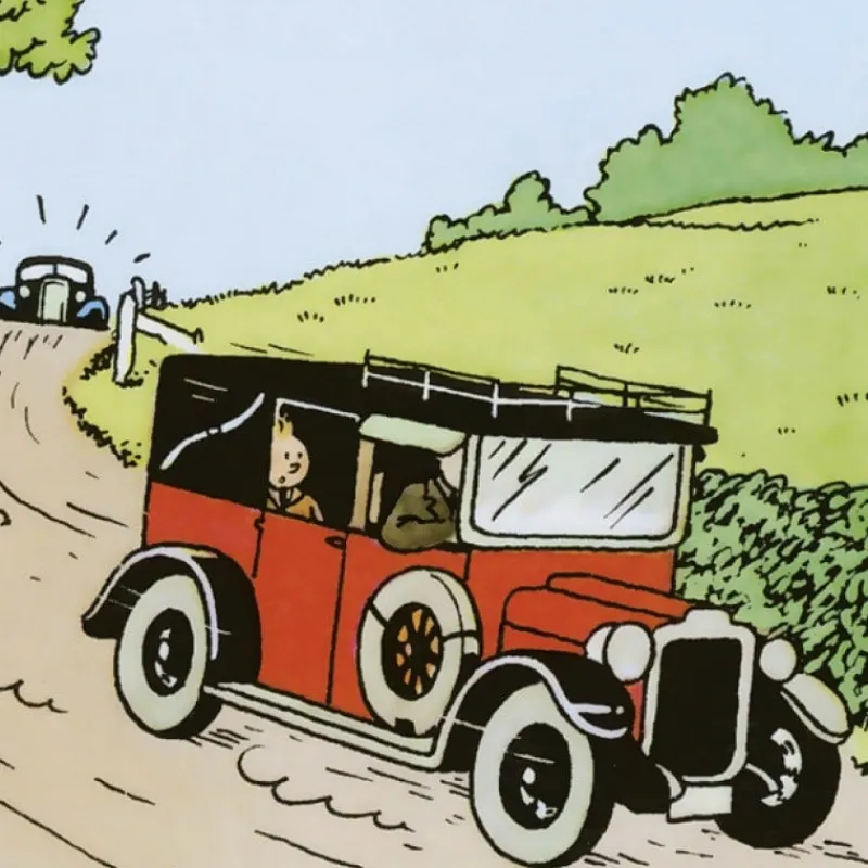 Voitures*Tintin Boutique Voiture Tintin N°62 - Le Taxi pour Eastdown