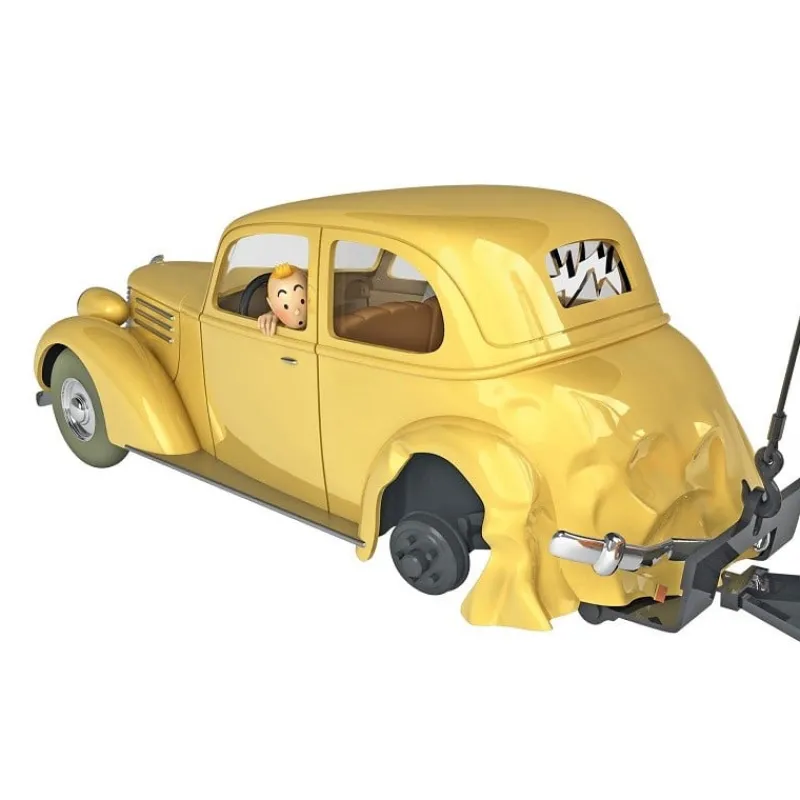 Voitures*Tintin Boutique Voiture Tintin N°61 - L'Imperia accidentée