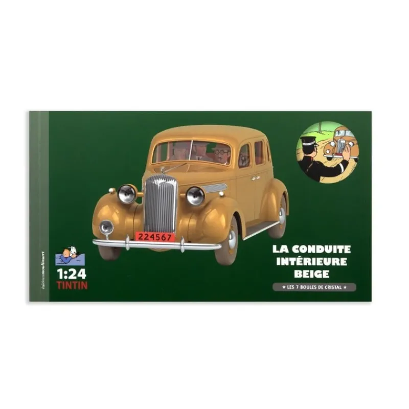 voiture_tintin_nla_conduite_intrieur_beige_2.webp Voitures*Tintin Boutique Voiture Tintin N°36-La conduite intérieur beige