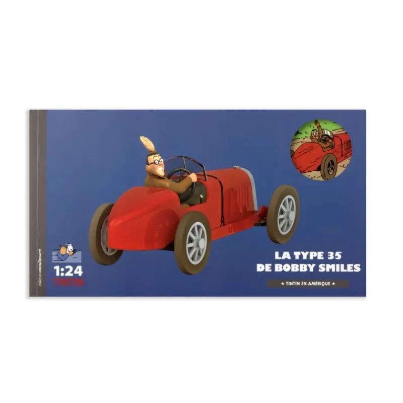 voiture_tintin_nla_type__de_bobby_smiles_2.webp Voitures*Tintin Boutique Voiture Tintin N°41-La type 35 de Bobby Smiles